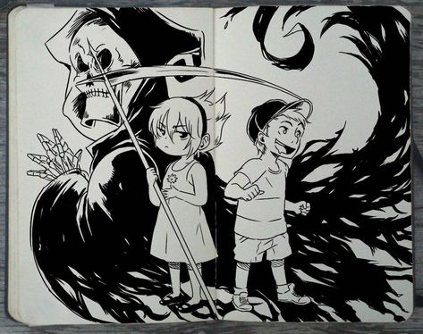 Billy And Mandy, Billy Y Mandy, Gabriel Picolo, Grim Adventures, Famous Comics, Nostalgic Art, Anime Version, Ink Artwork, Arte Sketchbook