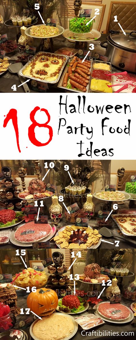 18 creepy/gross HALLOWEEN PARTY FOOD Ideas - Fun kids parties - Spooky SNACKS Halloween Birthday Party Food, Party Snacks For Adults, Halloween Smink, Party Food For Adults, Easy Halloween Party Food, Halloween Party Food Ideas, Creepy Halloween Party, Creepy Halloween Food, Wallpaper Iphone Vintage