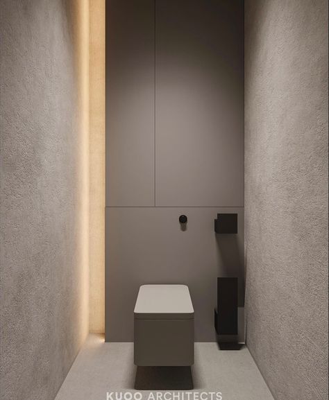 Minimal Toilet, Minimalist Toilets, Toilette Design, Restroom Design, Joinery Design, Interior Tiles, Bathroom Color Schemes, Guest Toilet, Bathroom Design Inspiration