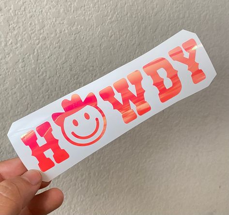 Excited to share this item from my #etsy shop: Howdy Car Decal|Country Car Decals|Cute Car Decals|Rear View|Let Me Merge|Bumper Stickers|Mirror Car Decals|Car Stickers|Funny Car Decals| Cricut Car Stickers, Fun Car Decals, Fun Car Stickers, Car Decals Vinyl Girly, Country Car Decals, Car Decals Unique, Car Decal Ideas, Cool Car Decals, Cute Car Stickers