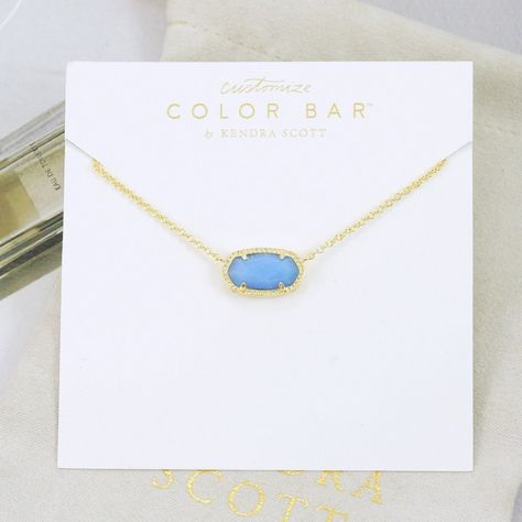 Nwot Kendra Scott Elisa Necklace Color Bar Combination! I Will Not Accept Offers For A Bundle Deal, A 15% Discount Will Apply Automatically. - Blue Glow In The Dark Stone - Chain: 15" + 2" Extension; - Pendant: 1" X 3/8" - Gold Plated - Lobster Clasp Brand New With Holder Card And Pouch, No Gift Box. Please Check My Store For Other Colors And Styles!! Light Blue Kendra Scott Necklace, Blue Kendra Scott, Blue Kendra Scott Necklace, Kendra Scott Necklace Blue, Light Blue Jewelry, Dark Blue Necklace, Kendra Scott Elisa Necklace, Elisa Necklace, Kendra Scott Necklace Elisa