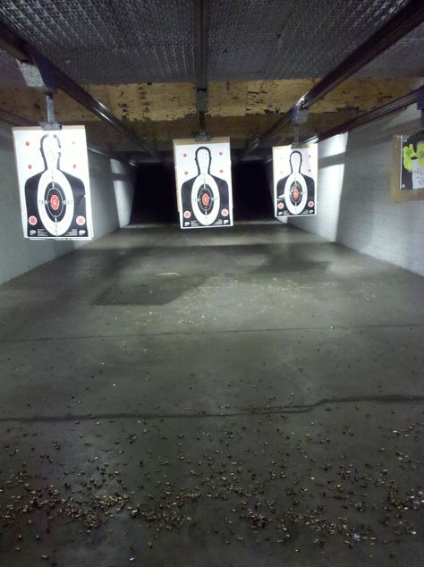 I'd love a shooting range in my basement hidden somewhere. Cameron Payne, Target Aesthetic, Outdoor Shooting Range, Shooting Club, Indoor Shooting Range, Shooting Practice, Indoor Shooting, Dream Basement, Grunge Pictures