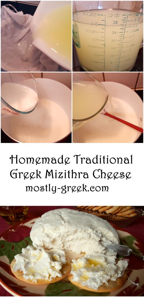 This cheese is thousands of years old! Okay, this type of cheese, not this one here in the picture. This is mizithra, and the fact that it was made by the ancient Greeks with ancient kitchens should tell you how easy it is to make. And if you make it (and you really should), you will be in for a really nice treat! #mostlygreek #cheese #homemadecheese #cheesemaking #greekfood Mizithra Cheese, Type Of Cheese, Cheese Recipes Homemade, Cheese Making Recipes, Medieval Recipes, Greek Cheese, Cheese Homemade, Diy Cheese, Ancient Recipes