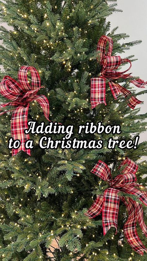 795K views · 2.3K shares | A simple way to decorate your Christmas tree this year using ribbon! 🌲🎀 #reels #diy #decor #christmas #christmastree | Nick’s Seasonal Decor | nicksseasonaldecor · Original audio