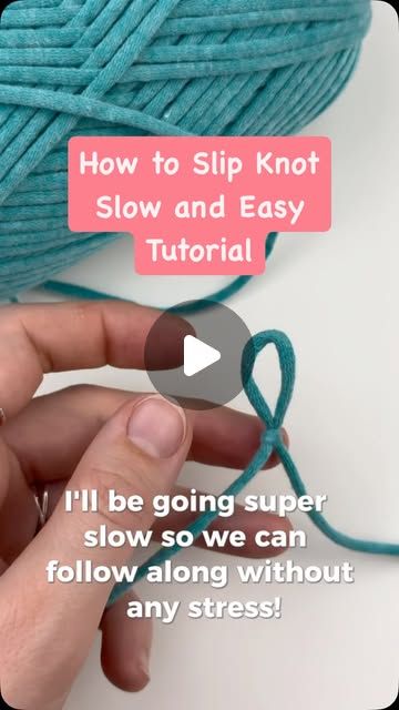 Amigurumi Crochet Patterns on Instagram: "Learning to crochet? 🌸 Here's the easiest way to make a slip knot—super slow and beginner-friendly! 🎥✨ Whether you're just starting out or need a refresher, follow along step-by-step and get your slip knot perfect every time. Save this video and tag a friend who wants to learn crochet! 🧶 #CrochetTutorial #BeginnerCrochet #SlipKnot #CrochetTips #CrochetLovers" How To Make A Slipknot, How To Make A Slip Knot Crochet, How To Make A Slip Knot, Slipknot Crochet, Easiest Crochet Patterns For Beginners, Slip Knot Crochet, How To Start Crochet, Instagram Learning, Learning To Crochet