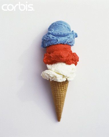 Red White Blue Ice Cream, Blue Ice Cream, Japanese Food Art, Patriotic Food, Blue Ice, Creative Images, Ice Cream Cone, Red White And Blue, Ice Blue