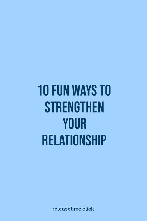 Looking for ways to boost your connection? Discover 10 fun activities to strengthen your relationship with your partner. From heartfelt communication to exciting date nights, these simple initiatives can deepen your bond and foster love. Aiming to enhance understanding and create lasting memories? Join the adventure of building a powerful partnership through shared experiences and ongoing efforts. Strengthening your relationship doesn't have to be daunting—let's make it joyful together! Building Strong Relationships, Quality Time Ideas, Miss You Message, Deep Questions To Ask, Marriage Prayer, Deep Questions, Relationship Bases, Strong Marriage, Small Acts Of Kindness