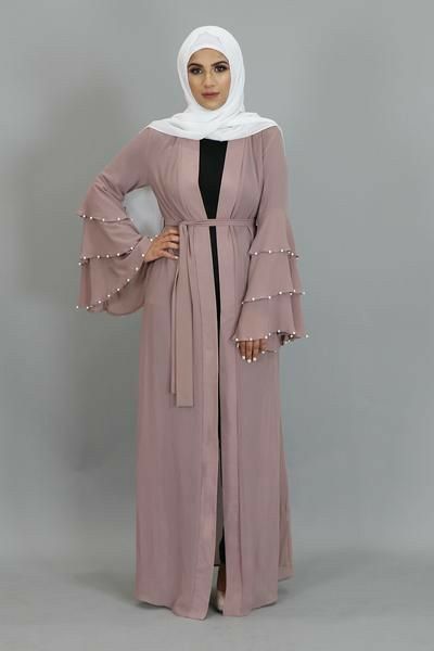 Abaya Sleeves Design, Abaya Cardigan, Abaya Designs Latest, Abaya Fashion Dubai, Hijabista Fashion, Moslem Fashion, Abaya Design, Hijab Designs, Cardigan Dress