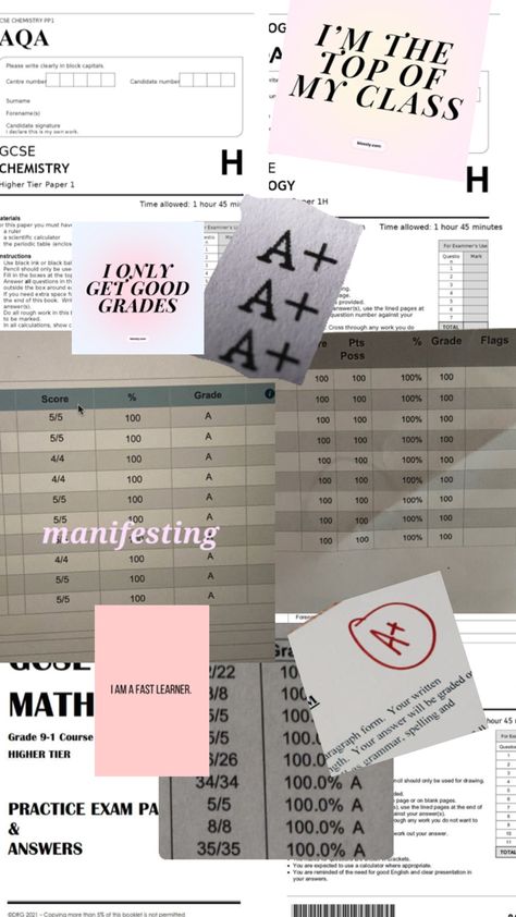 Perfect Grades, Fast Learner, Gcse Chemistry, Perfect Grade, School Goals, Scientific Calculator, Study Inspiration, Chemistry, Periodic Table