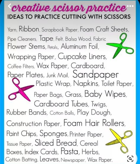 Scissor Activities, Scissor Skills Preschool, Kids Work, Preschool Fine Motor, Kids Cuts, Fine Motor Skills Activities, Motor Skills Activities, Scissor Skills, Skills Activities