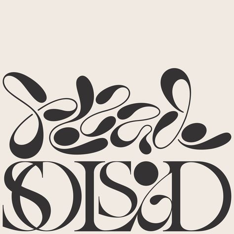 "SOLSAD" Typography Exploration :: Behance Fancy Logo Design, Artsy Fonts, Fancy Logo, Graphic Design Work, Best Graphic Design, Fancy Letters, Logo Design Ideas, Typography Inspiration, Graphic Arts