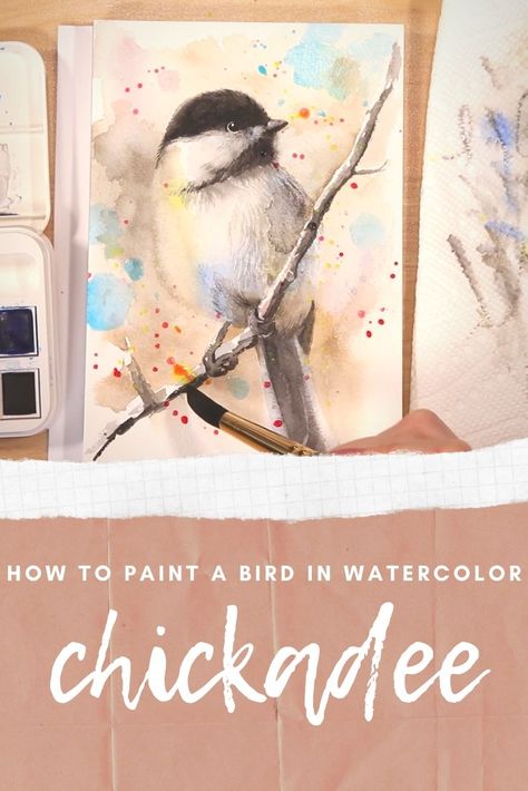 Bird Painting Tutorial, Watercolor Birds Tutorial, Seed Ornaments, Watercolour Bird, Whatsapp Tricks, Bird Watercolor Paintings, Art Tutorials Watercolor, Watercolor Video, Watercolor Paintings For Beginners