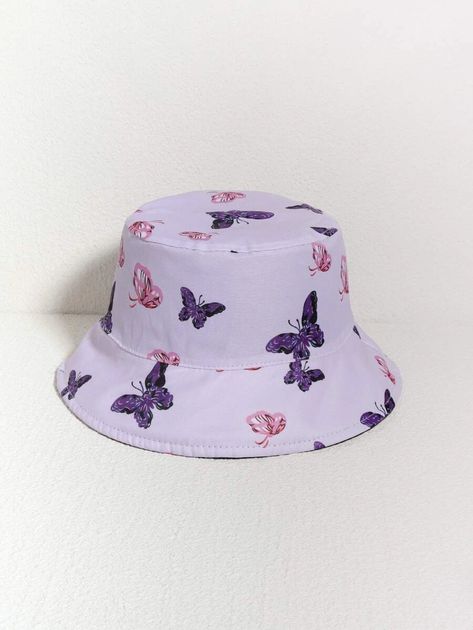 Cool Bucket Hats, Reversible Bucket Hat, Bucket Hats, Hat Making, Butterfly Print, First Order, Caps Hats, Bucket Hat, Baby Clothes