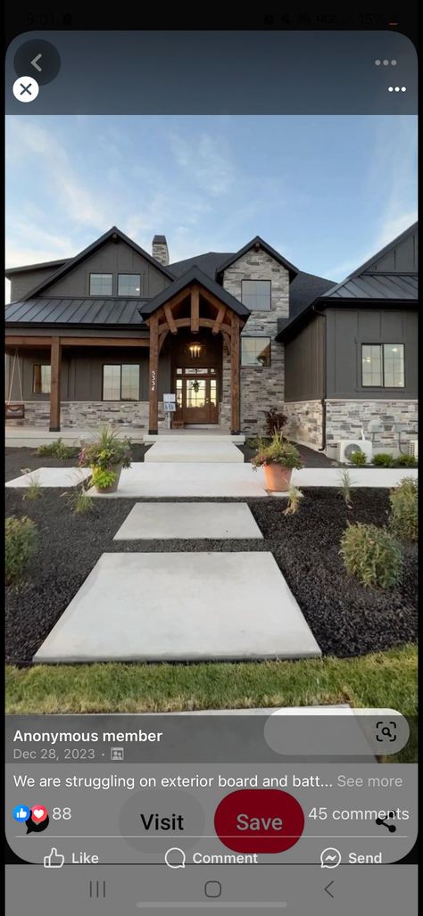 Tuscan Style Homes Exterior, Stucco And Stone Exterior Color Schemes, Home Exterior Colors Schemes, Stucco And Stone Exterior, Vinyl Exterior Siding, Tuscan Style Homes, Homes Exterior, Stone Exterior, Traditional Homes