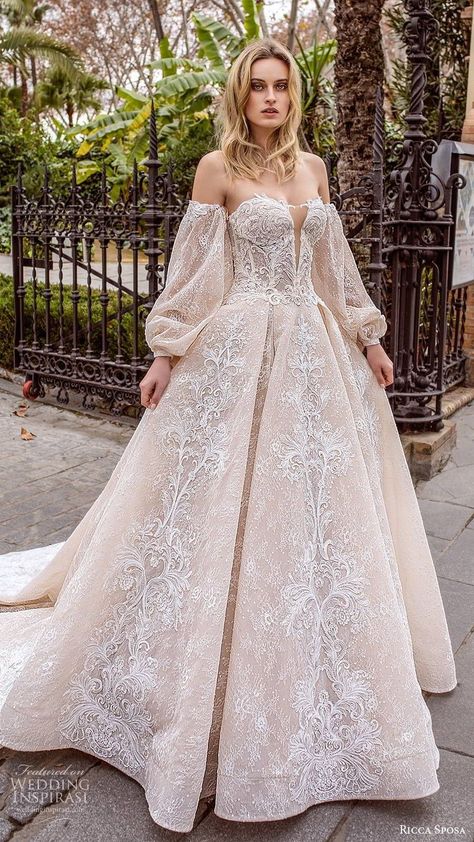 Western Wedding Dresses, Stunning Wedding Dresses, Couture Bridal, Dream Wedding Ideas Dresses, Colored Wedding Dresses, A Wedding Dress, Perfect Wedding Dress, Ball Gown Dresses, Plus Size Wedding