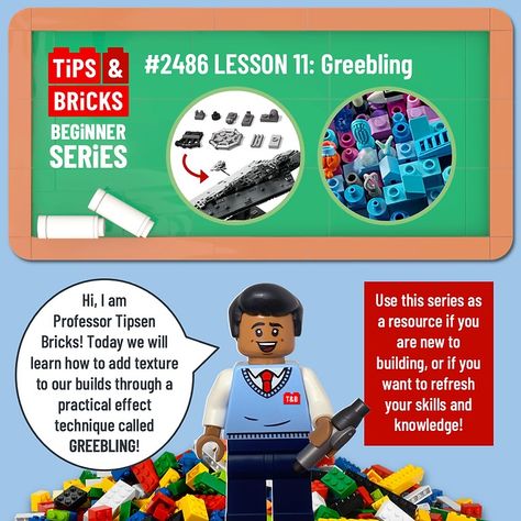 #2486 BEGINNER SERIES: Lesson 11 - Greebling Practical Effects, Classic Lego, Lego