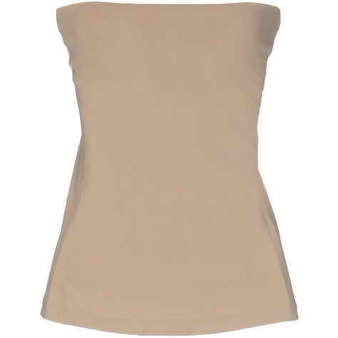 Plein Sud Tube Top ($100) ❤ liked on Polyvore featuring tops, sand, stretch tube top, sleeveless jersey, jersey top, beige top and sleeveless tops Cheap Beige Strapless Tube Top, Chic Beige Sleeveless Tube Top, Beige Tube Top, Beige Seamless Tube Top, Beige Sleeveless Tube Top With Built-in Bra, Stretchy Tops, Beige Top, Top Sleeveless, Sleeveless Tops