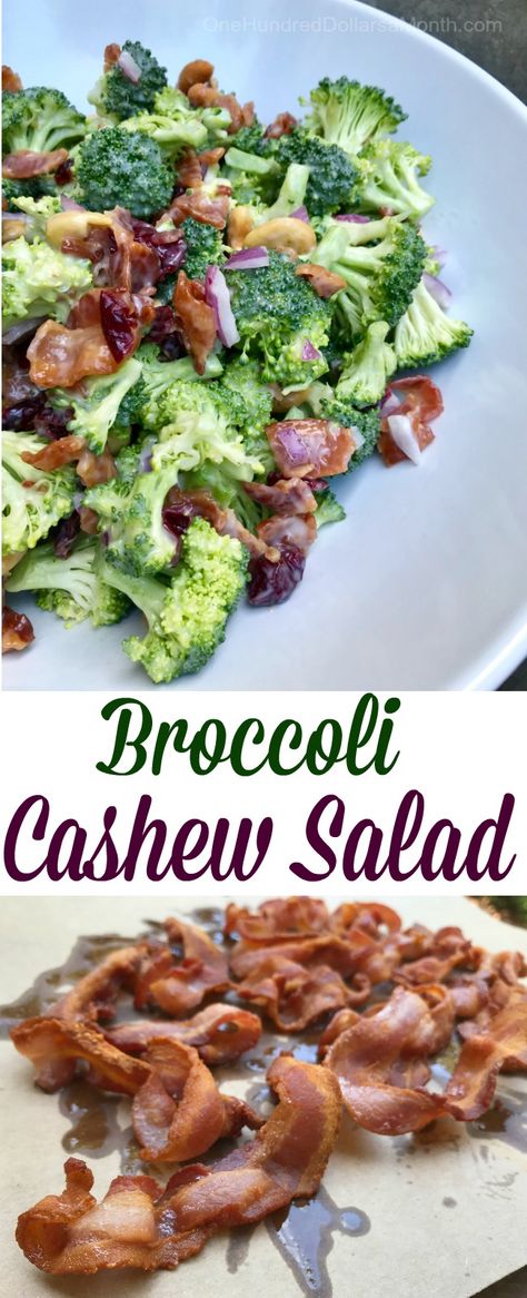 Broccoli Salad, Broccoli Recipes, Broccoli Side Dishes, Meal Prep, Potluck Recipes, Broccoli Cashew Salad, Broccoli Broccoli Cashew Salad, Sweet Broccoli, Broccoli Cashew, Broccoli Salads, Cashew Salad, Chicken Mushroom Casserole, Avocado Recipes Easy, Cashew Recipes, Mushroom Casserole