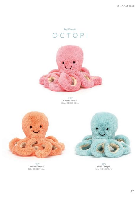 Clam Jelly Cat, Jellycat Jellyfish, Beach Stuffed Animals, Jelly Cat Octopus, Jellycat Sea Creatures, Trio Jelly Cats, Summer Jelly Cats, Beachy Jellycats, Ocean Jellycat