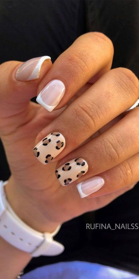 Cheetah Print Nails, Cow Nails, Nails Yellow, Cheetah Nails, Her Nails, Leopard Nails, Animal Print Nails, Cute Gel Nails, Nails 2020