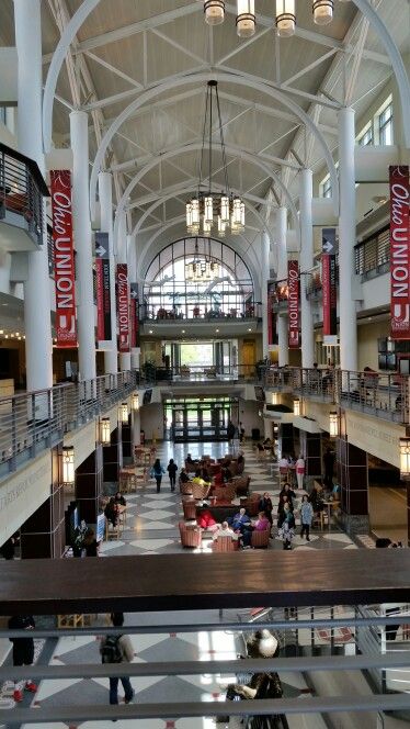 The Ohio State University student union April 2016 Ohio State Campus, Ohio State University Aesthetic, Ohio State Aesthetic, Ohio State University Campus, College List, Lectures Hall, College Aesthetic, College Board, Ohio University