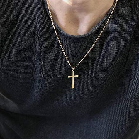 Money Necklace, Cross Necklace For Men, Pendant Necklace Simple, Boys Jewelry, Gold Link Chain, Photo Necklace, Necklace Simple, Christian Jewelry, Necklace For Men