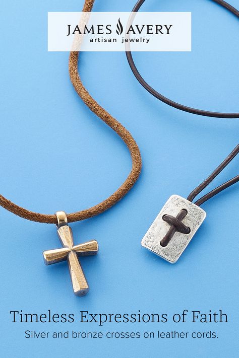 Our leather cross necklaces are a timeless and simple expressions of faith. Leather Necklaces For Men, Simple Expressions, Mens Leather Necklace, Leather Necklaces, Necklaces For Men, Cross Necklaces, Charitable Giving, James Avery, Gift Card Balance