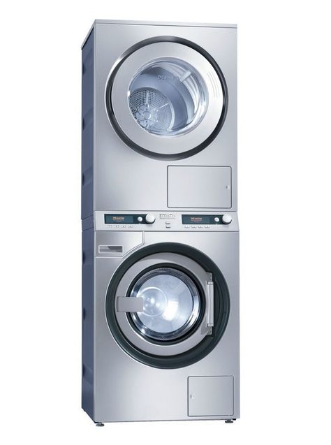 Miele PWT 6089 Stacking Washer / Dryer Combo Stacking Washer Dryer, Laundry Room Stackable, Compact Washer And Dryer, Stackable Laundry, Laundry Room Storage Shelves, Small Laundry Room Organization, Room Storage Diy, Stackable Washer And Dryer, Clothes Washing Machine