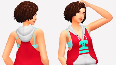 Ts4 Clothes, Max Caulfield, Sims 4 Cas, Female Clothing, Sleeveless Hoodie, Sims 4 Cc Finds, Cc Finds, Life Is Strange, Sims Mods