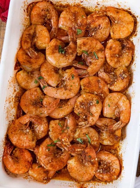 Easy Dinner Recipes (Chicken, Pasta, Roasts & More) - Dinner, then Dessert Maryland Recipes, Oven Shrimp Recipes, Oven Roasted Shrimp, Roasted Shrimp Recipes, Old Bay Shrimp, Baked Shrimp Recipes, Shrimp Appetizer, Bbq Cookout, Dinner Then Dessert