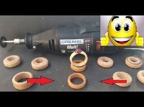 how to make many wooden ring ( very easy ) new - YouTube Wood Rings Diy, Secret Wood Rings, Wooden Rings Diy, Wooden Jewelery, Wooden Rings Engagement, Wood Carving For Beginners, Wood Jewelery, Diy Jewelry Rings, Dremel Projects