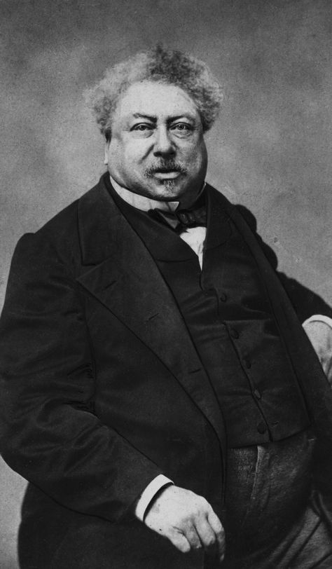 Alexandre Dumas, 1802-1870. French author of history and adventure novels: The Three Musketeers, The Count of Monte Cristo. Alphonse Daudet, Famous Poets, Alexandre Dumas, Adventure Novels, Three Musketeers, Famous Names, The Three Musketeers, Historical People, Charlotte Bronte