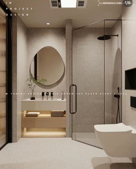 Bathroom Inspo Interior Design, Toilet And Bathroom Design, Toilet Room Decor, Small Bathroom Layout, Small Bathroom Interior, Bathroom Design Layout, Bathroom Inspiration Modern, Washroom Design, Decor Baie