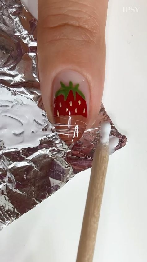 ipsy on Instagram: Chocolate covered strawberries (for eating and for my mani) are my love language. What’s your love language? #IPSYSendLove @banicured_ Strawberry Nails, My Love Language, Nails Easy, Holiday Dessert, Chocolate Strawberry, Love Language, Covered Strawberries, Chocolate Covered Strawberries, My Nails