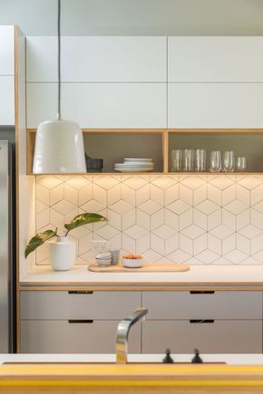 Kabinet Dapur, Kitchen Design Modern White, Modern Kitchen Design Open Concept, Kitchen Room Design, Kitchen Inspiration Design, Kitchen Furniture Design, Sunny Yellow, Kitchen Cabinet Design, Kitchen Projects