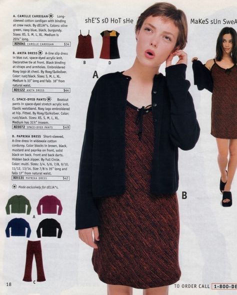 90s Fashion Catalog, 90s Teen Fashion, 1990s Fashion, 90s Fashion Outfits, Grunge Goth, 90s Outfit, 2000s Fashion Outfits, Fashion Catalogue, Moda Vintage