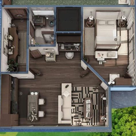 Sims 4 Penny Pizzazz Apartment, Penny Pizzazz Apartment, Ts4 Apartment Building, 1310 21 Chic Street Sims 4 Layout, Sims House Plans Layout, Sims Apartment Layout, Sims 4 Apartment Layout City Living, Sims 3 Apartment, Penny Pizzazz