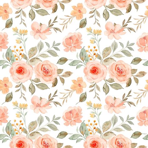 Peach Flowers Wallpaper, Floral Watercolor Background, Purple Flowers Garden, Spring Flowers Background, Pink Spring Flowers, Drawing Floral, Flower Texture, Floral Rosa, Garden Pattern