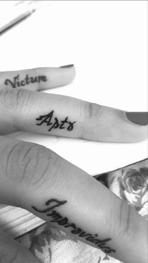 Improvise Adapt Overcome Tattoo, Overcome Tattoo, Tattoo Sayings, Improvise Adapt Overcome, Latin Quotes, Deathly Hallows Tattoo, Triangle Tattoo, Tattoo Quotes, Tattoos