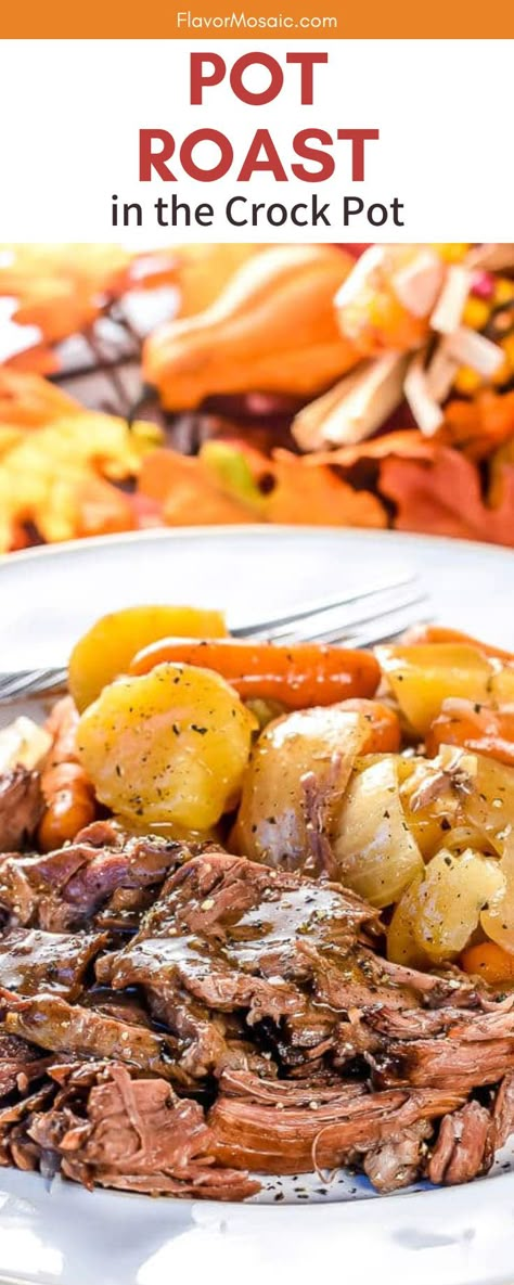 Roasted Potatoes Carrots And Onions, Slow Cook Pot Roast, Crockpot Roasted Potatoes, Slow Cooker Chuck Roast, Easy Crockpot Roast, Recipe For Ground Beef, Crock Pot Chuck Roast, Roasted Potatoes Carrots, Pork Roast Crock Pot Recipes