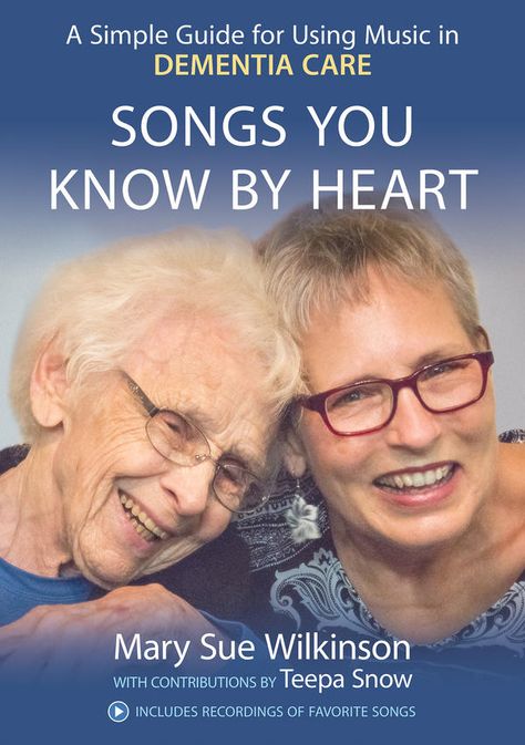 Songs You Know By Heart: A Simple Guide for Using Music in Dementia Care (includes CD with 18 sing along favorites) Alzheimers Activities, Elderly Activities, Activity Director, Heart Songs, Senior Activities, Mary Sue, Senior Health, Memory Care, Music Activities