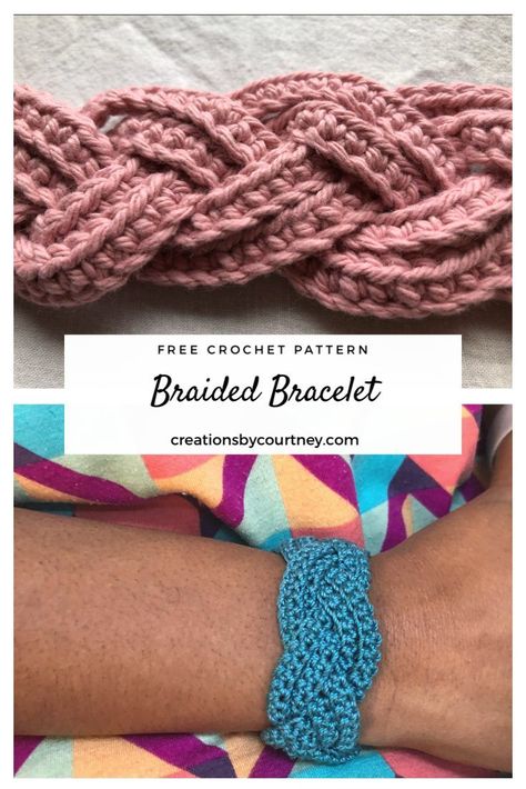 Crocheted Bracelets Free Pattern, Free Bracelet Patterns, Free Crochet Bracelet Patterns, Crochet Bracelet Pattern Free, Crochet Bracelet Free Pattern, Artistic Clothes, Crocheted Bracelets, Crochet Bracelet Patterns, Cork Creations