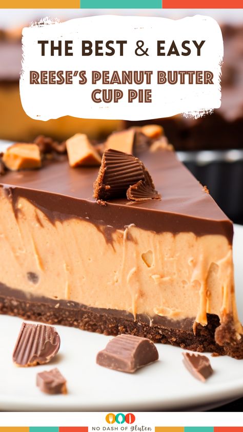 Dive into dessert heaven with our Reese's Peanut Butter Cup Pie! Imagine layers of velvety chocolate ganache, crunchy peanut butter, and a crispy graham cracker crust. Perfect for Reese’s lovers and dessert aficionados alike. Easy to make and utterly irresistible, this pie is a crowd-pleaser that’ll steal the show at any gathering. Don't just take our word for it—try it today and taste the magic for yourself! Save this recipe now and give your sweet tooth the treat it deserves! Reeses Pie, Reeses Desserts, Peanut Butter Cup Pie, Cup Pie, Chocolate Pie Recipe, Reese's Peanut Butter Cup, Crunchy Peanut Butter, Chocolate Peanut Butter Pie, Oreo Crust