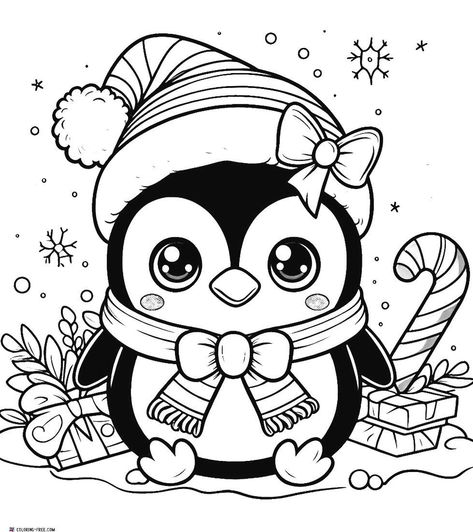 18 Penguin Coloring Pages (Free Unique Printables) Coloring Pages Activities, Kids Christmas Coloring Pages, Christmas Colouring Pages, Christmas Colouring, Moon Coloring Pages, Penguin Coloring Pages, Free Christmas Coloring Pages, Penguin Coloring, Penguin Crafts