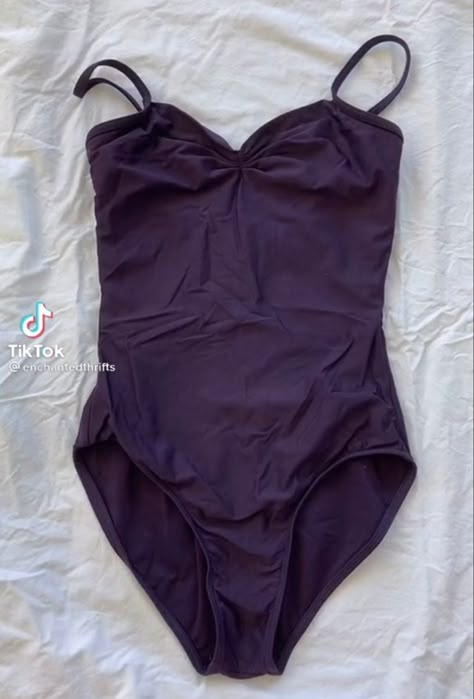 Purple Swimsuit Aesthetic, Cute Leotards Ballet, Ballet Leo, Cute Leotards, Ballet Fits, Dance Leos, Ballet Outfits, Ballet Wear, Purple Swimsuit