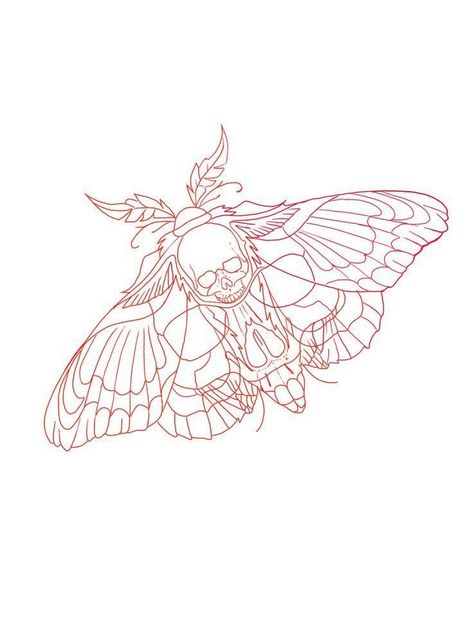 Moth Tattoo Stencil, Moth Stencil, Moth Drawing, Moth Tattoo Design, Traditional Tattoo Inspiration, Insect Tattoo, Tattoo Outline Drawing, Tattoo Zeichnungen, Moth Tattoo