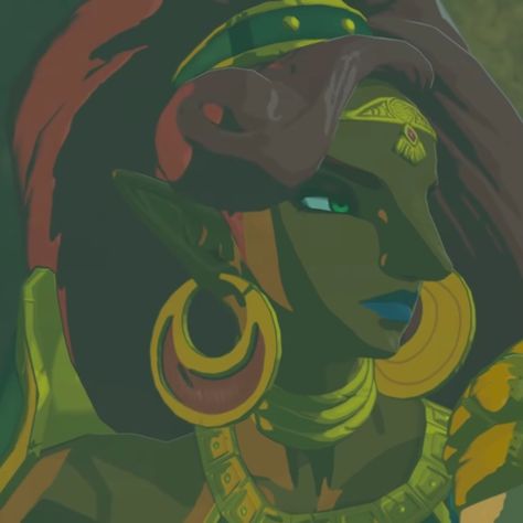 Urbosa Pfp, Urbosa Fanart, Thug Shaker, Urbosa Botw, Zelda Pfp, Zelda Diy, References Drawing, Prince Sidon, Zelda Drawing