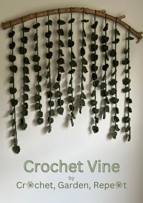 Crochet Vine PDF Free Pattern (3).pdf.pdf.pdf Crochet Leaf Vine Pattern, Crochet Curtain Valance, Simple Crochet Wall Hanging Free Pattern, Leaf Vine Crochet, Crochet Leaves Garland Free Pattern, Crochet Wall Vines, Crochet Window Curtain Free Pattern, Crochet Garland Pattern Free Boho, Crochet Things For Room