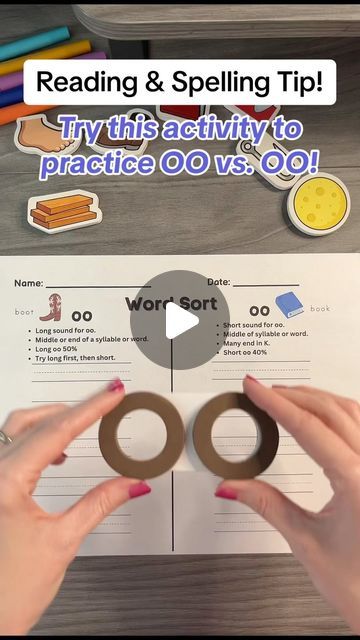 Jessica Farmer on Instagram: "🤯 Did you know this? Let’s learn when OO spells the long sound vs. the short sound! Comment “Word Sorts” for the 🔗 to this growing resource. 🎉  I just added this page today and one for the two sounds of OW as well! 💙  Follow @farmerlovesphonics for more phonics tips & tricks!   Sources: 📖 Uncovering the Logic of English  📖 The ABC’s and All Their Tricks 📋 A Catalog of Spellings   Grab it now! 🤩🙌  #teachersofinstagram #teachersoftiktok #scienceofreading #structuredliteracy #phonics #phonemicawareness #foundationalskills #iteachfirst #prek #kindergarten #firstgrade #secondgrade #untileverychildcanread #ela #spelling #spellingtips #vowels #phonemes" Oo Sound, Oo Words, Logic Of English, Phonics Sounds, Sound Words, Word Sorts, Phonics Reading, Foundational Skills, Short Vowels