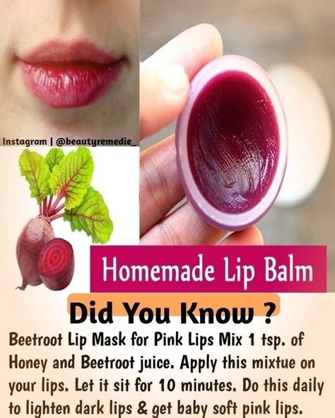 Soft Pink Lips, Natural Skin Care Ingredients, Skin Care Ingredients, Natural Skin Care Remedies, Clear Healthy Skin, Lip Care Routine, Homemade Lip Balm, Natural Face Skin Care, Skin Care Face Mask